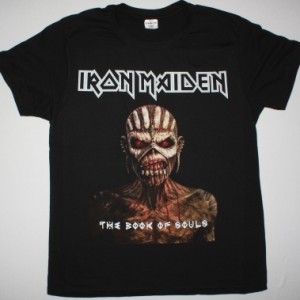IRON MAIDEN THE BOOK OF SOULS 2015 NEW BLACK T-SHIRT
