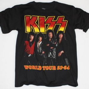 KISS ALL HELL'S BREAKIN'LOOSE WORLD TOUR NEW BLACK T-SHIRT