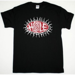 HOLE LOGO NEW BLACK T SHIRT
