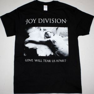 JOY DIVISION LOVE WILL TEAR US APART NEW BLACK T-SHIRT