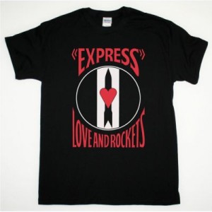LOVE AND ROCKETS EXPRESS NEW BLACK T SHIRT
