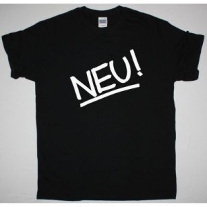 NEU! LOGO NEW BLACK T SHIRT