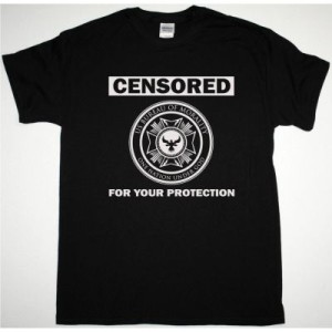 NINE INCH NAILS CENSORED NEW BLACK T SHIRT