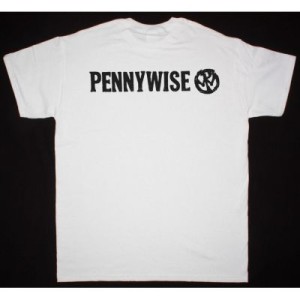 PENNYWISE LOGO NEW WHITE T SHIRT