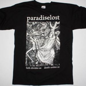 PARADISE LOST FAITH DIVADES US  NEW BLACK T-SHIRT