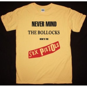 SEX PISTOLS NEVERMIND THE BOLLOCKS NEW YELLOW T SHIRT