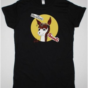 SEX PISTOLS WHO KILLED BAMBI NEW BLACK LADY T SHIRT