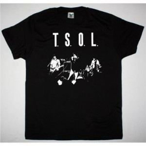 T.S.O.L. TRUE SOUNDS OF LIBERTY EP NEW BLACK T SHIRT