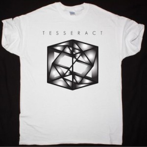 TESSERACT ODYSSEY NEW WHITE T SHIRT