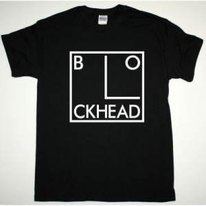THE BLOCKHEADS LOGO NEW BLACK T SHIRT