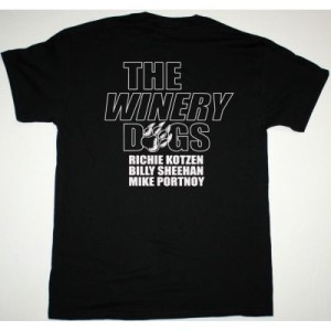 THE WINERY DOGS PAW NEW BLACK TSHIRT
