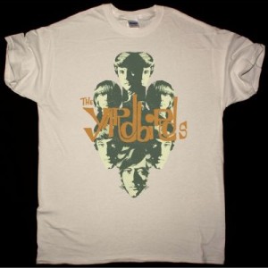 THE YARDBIRDS BAND NEW NATURAL T SHIRT