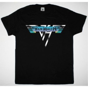 VAN HALEN 1978 VINTAGE LOGO NEW BLACK T SHIRT