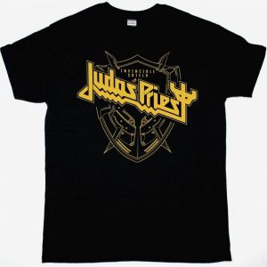 JUDAS PRIEST INVINCIBLE SHIELD NEW BLACK T-SHIRT