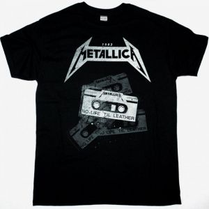 METALLICA NO LIFE 'TIL LEATHER NEW BLACK T-SHIRT